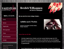 Tablet Screenshot of daniela-metz.de